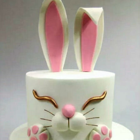 Long Earred Rabbit Cake 