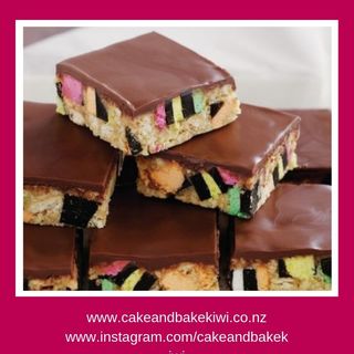 Liquorice Allsorts Slice Recipe (No Bake)