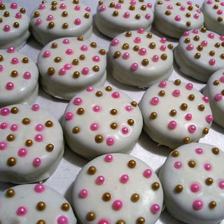 Decorated Oreo Cookies - Polka Dot