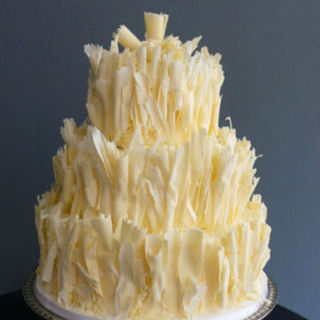 White Chocolate Tower Cake