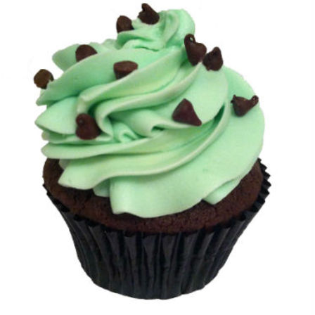 Mint Chocolate Chip Cupcakes  