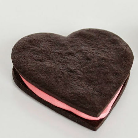 Chocolate Heart Cookies 