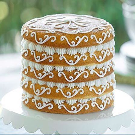 Naked Sponge Cake Cake Bake Kiwi