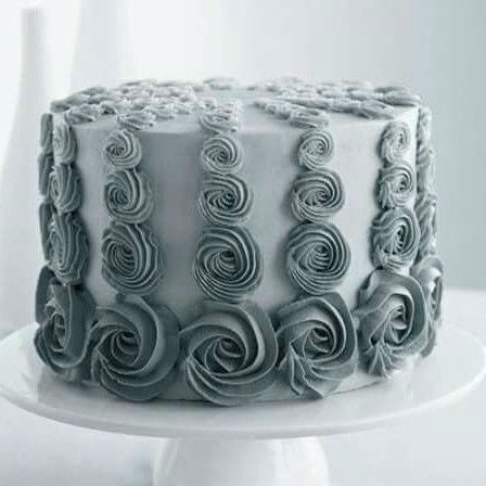 Cascading Rosette Cake